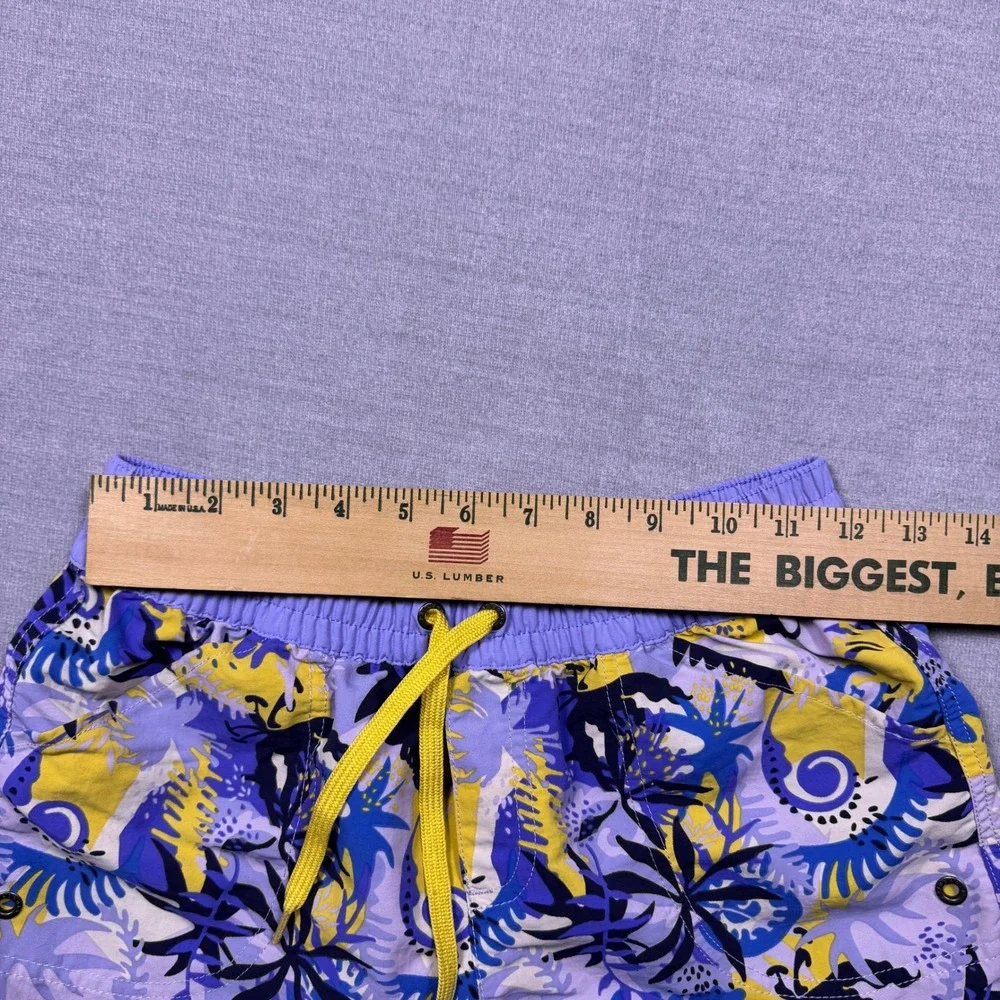 Patagonia Girl Kids XL Swim Trunks Shorts Floral Print Elastic Waist Drawstring‎
